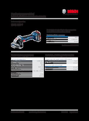 Smerigliatrici angolari a batteria Bosch GWS 18V-7