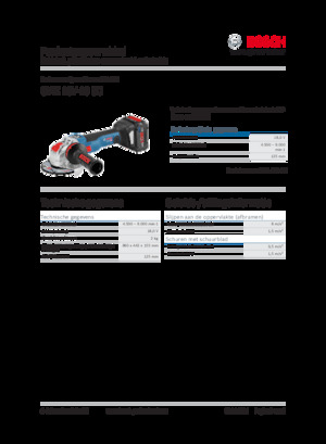 Smerigliatrici angolari a batteria Bosch GWX 18V-10 SC