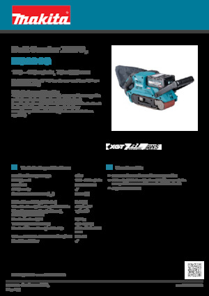 Levigatrici a nastro a batteria Makita BS001G