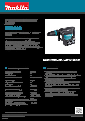 Martelli demolitori a batteria Makita HM002G