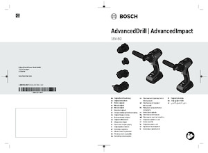 Trapani e avvitatori a batteria Bosch AdvancedImpact 18V-80 QuickSnap