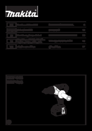 Trapani e avvitatori a batteria Makita DDF458