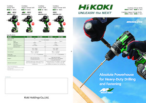 Trapani e avvitatori a batteria HiKOKI DS36DC 