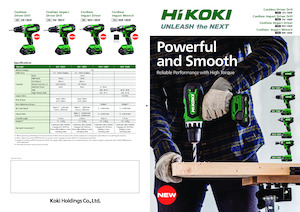 Trapani e avvitatori a batteria HiKOKI DV18DF