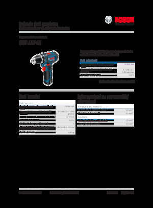 Trapani e avvitatori a batteria Bosch GSR 12V-15