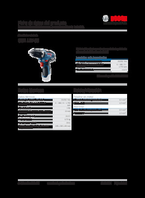 Trapani e avvitatori a batteria Bosch GSR 12V-35