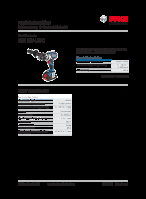 Trapani e avvitatori a batteria Bosch GSR 18V-110 C