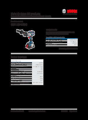 Trapani e avvitatori a batteria Bosch GSR 18V-110 C