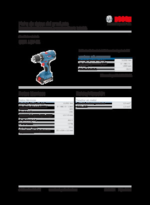 Trapani e avvitatori a batteria Bosch GSR 18V-21