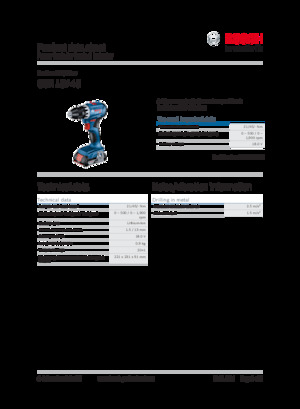 Trapani e avvitatori a batteria Bosch GSR 18V-45