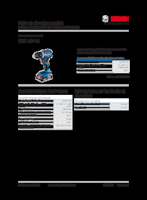 Trapani e avvitatori a batteria Bosch GSR 18V-45
