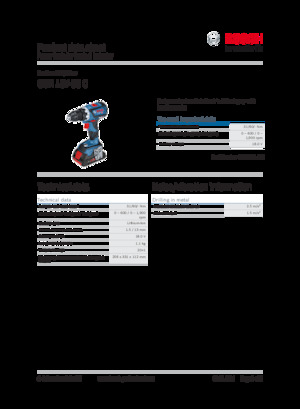 Trapani e avvitatori a batteria Bosch GSR 18V-60 C