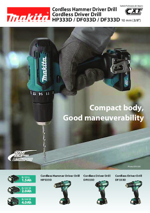 Trapani e avvitatori a batteria Makita DF033D