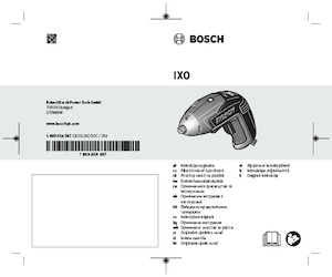 Trapani e avvitatori a batteria Bosch IXO 5