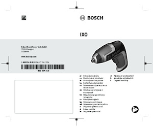 Trapani e avvitatori a batteria Bosch IXO 7