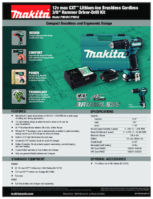 Trapani e avvitatori a batteria Makita PH05R1 