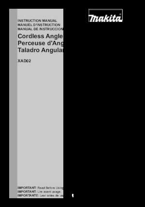 Trapani e avvitatori a batteria Makita XAD02