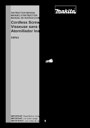 Trapani e avvitatori a batteria Makita XSF03TX2