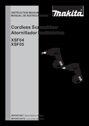 Trapani e avvitatori a batteria Makita XSF05Z