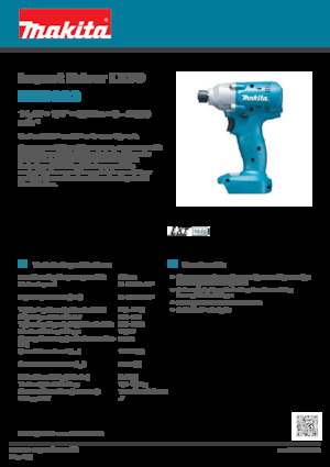 Avvitatori ad inpulsi a batteria Makita BTD063