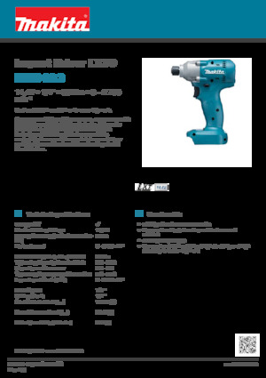 Avvitatori ad inpulsi a batteria Makita BTD103