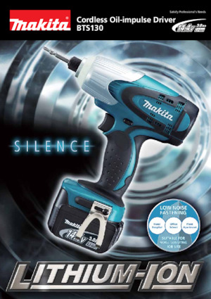 Avvitatori ad inpulsi a batteria Makita BTS130 