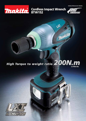 Avvitatori ad inpulsi a batteria Makita BTW152 