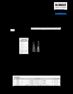 Avvitatori ad inpulsi a batteria DEWALT DCF860B