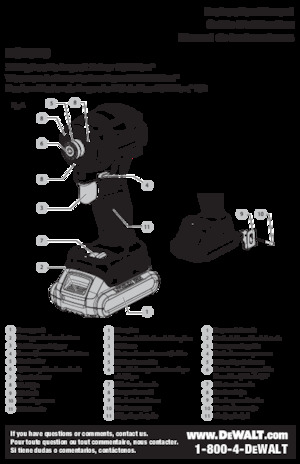 Avvitatori ad inpulsi a batteria DEWALT DCF870B