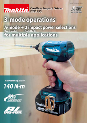 Avvitatori ad inpulsi a batteria Makita DTD155 