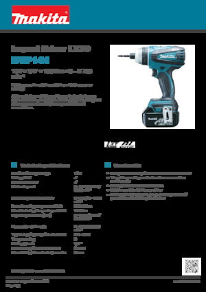 Avvitatori ad inpulsi a batteria Makita DTP141