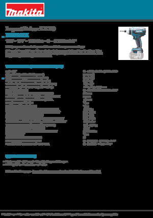 Avvitatori ad inpulsi a batteria Makita DTP141Z