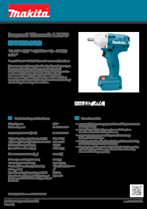 Avvitatori ad inpulsi a batteria Makita DTWA100