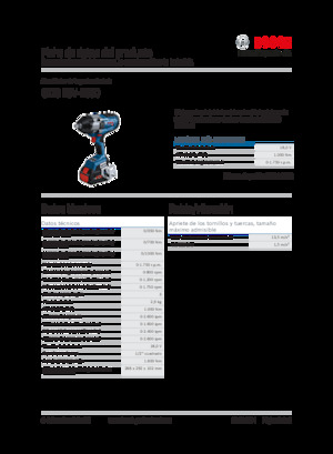 Avvitatori ad inpulsi a batteria Bosch GDS 18V-1000