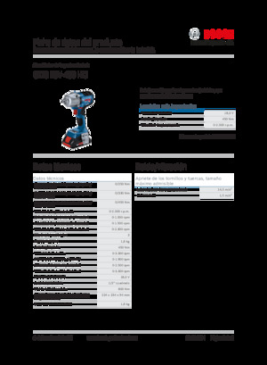 Avvitatori ad inpulsi a batteria Bosch GDS 18V-450 HC