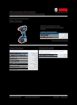Avvitatori ad inpulsi a batteria Bosch GDX 18V-200