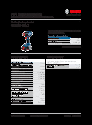 Avvitatori ad inpulsi a batteria Bosch GDX 18V-210 C