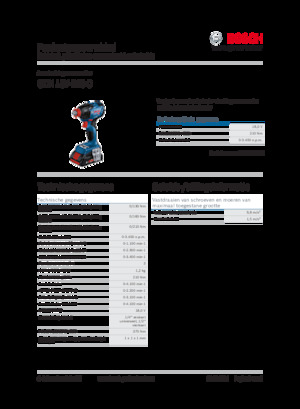 Avvitatori ad inpulsi a batteria Bosch GDX 18V-210 C