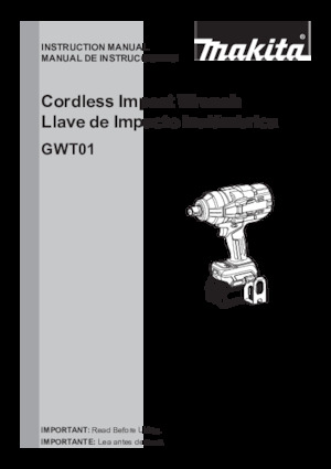 Avvitatori ad inpulsi a batteria Makita GWT01D