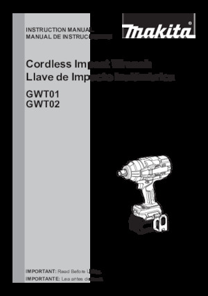 Avvitatori ad inpulsi a batteria Makita GWT02Z
