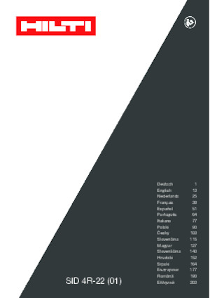 Avvitatori ad inpulsi a batteria Hilti SID 4R-22
