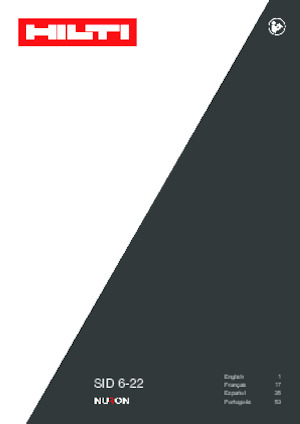 Avvitatori ad inpulsi a batteria Hilti SID 6-22