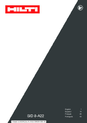 Avvitatori ad inpulsi a batteria Hilti SID 8-A22 