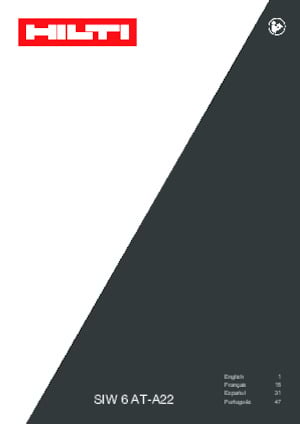 Avvitatori ad inpulsi a batteria Hilti SIW 6AT-A22 