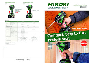 Avvitatori ad inpulsi a batteria HiKOKI WH18DE