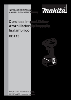 Avvitatori ad inpulsi a batteria Makita XDT131
