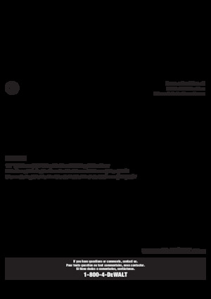Seghe troncatrici a batteria DEWALT DCS781B