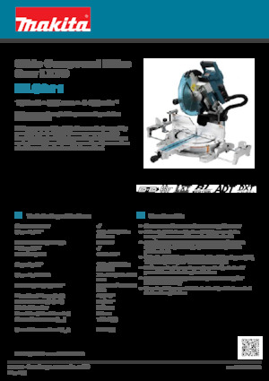 Seghe troncatrici a batteria Makita DLS211