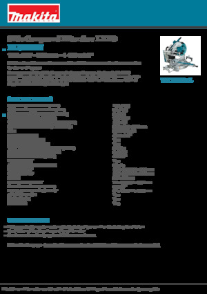 Seghe troncatrici a batteria Makita DLS211ZU