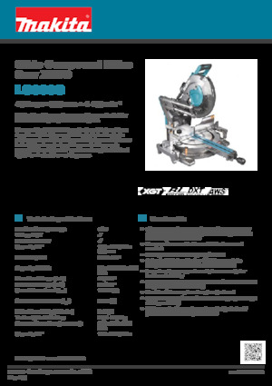 Seghe troncatrici a batteria Makita LS003G